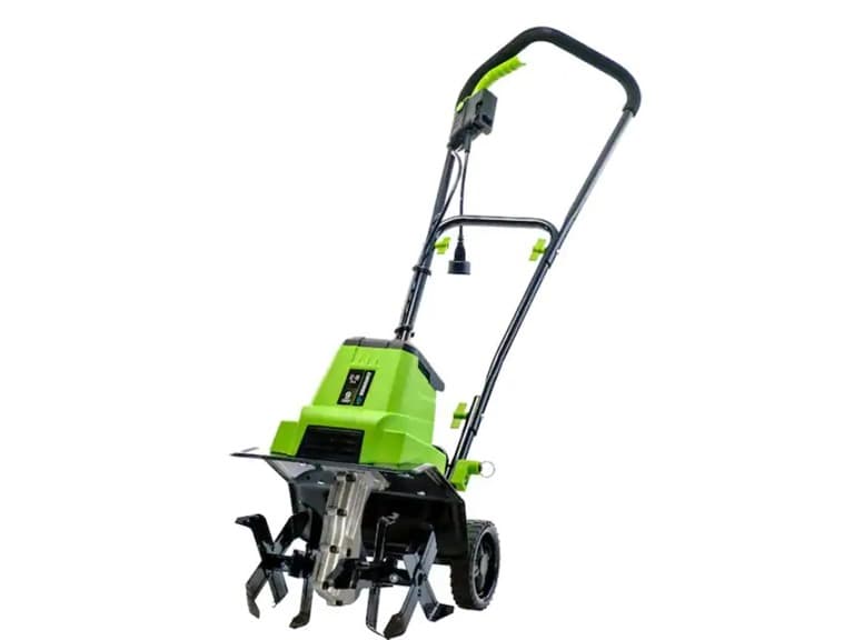 EarthWise 12 in. 9 Amp Electric Garden Tiller Cultivator - Image 1