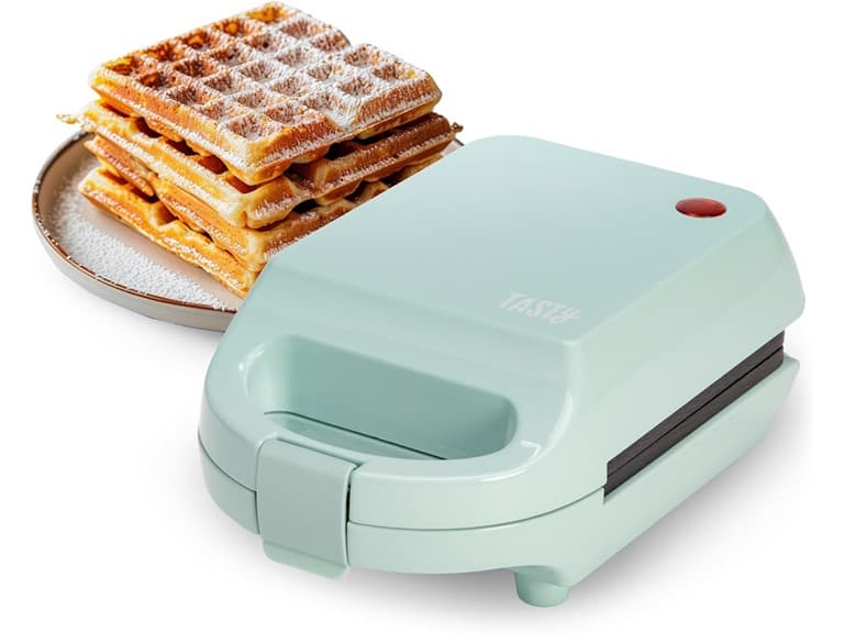 Tasty Mini Nonstick Waffle Maker - Image 1