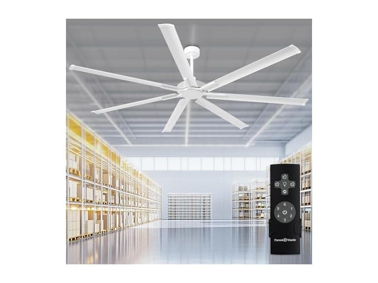 Parrot Uncle F8311WH110V 84" Ceiling Fan No Light - Image 1