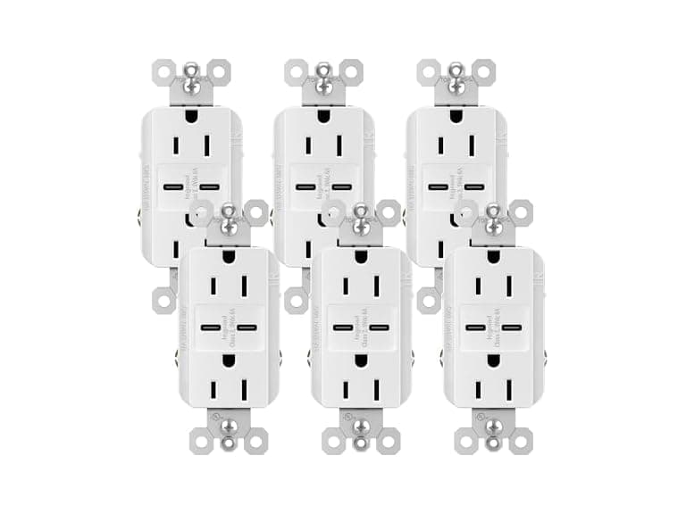 Legrand Radiant 15 Amp 125-Volt Decorator Duplex Outlet - Image 1