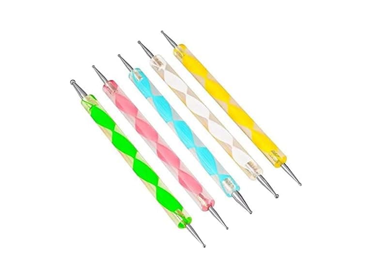 Jsdoin Jsdoin 5 pc 2 Way Dotting Pen Tool Nail - Image 1