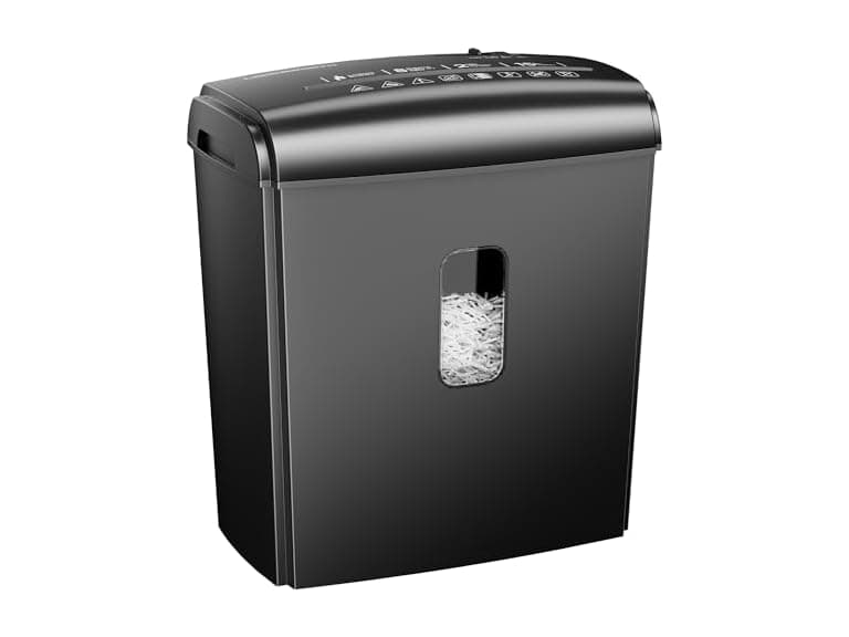 Locksworth 8-Sheet Micro Cut Paper Shredder - Image 1