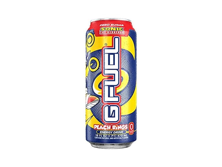1CT G Fuel Sonic Peach Rings - 16 oz - Image 1