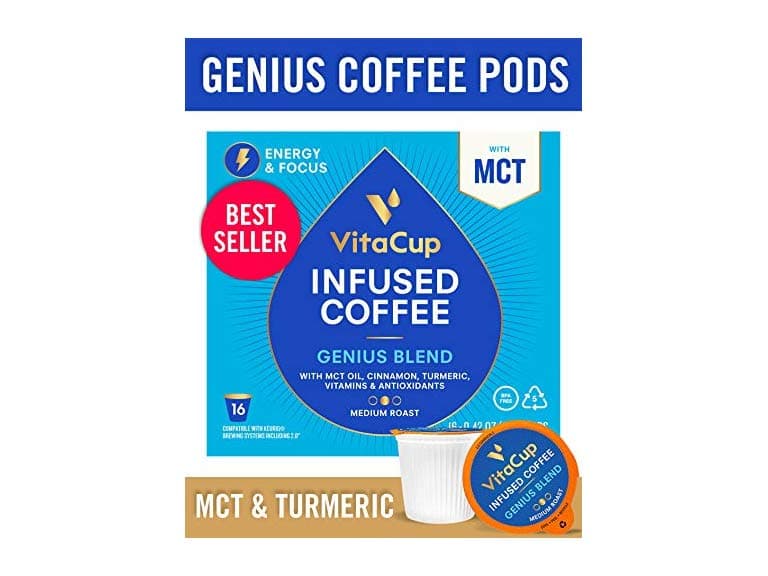 VitaCup Genius Blend Coffee Pods, 16-Count - Image 1
