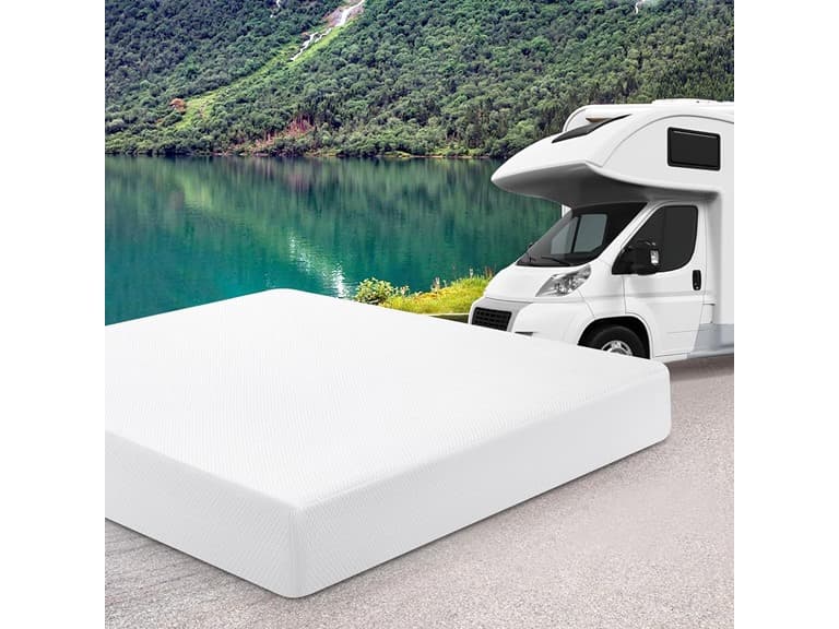 WEUP 10 Inch Short King RV Mattress with Tencel Cover - Image 1