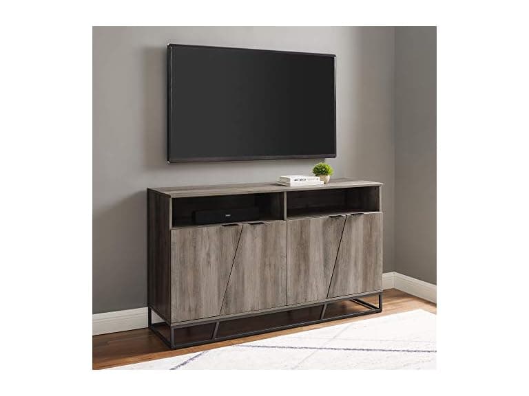 Walker Edison Angled Door Cabinet-Sidebo - Image 1