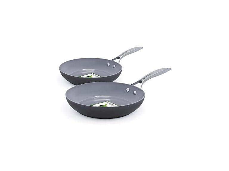 GreenPan Paris Pro Hard Anodized  Ceramic Skillet Set - Image 1