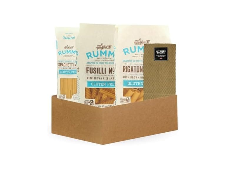 4 Item Set-Rummo Spaghetti, Fusilli, Rigatoni, & Towel - Image 1
