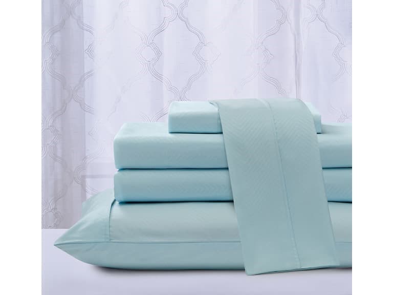 Rayon From Bamboo 4pc Chevron Sheet Set - Image 1