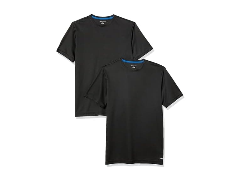 Amazon Essentials Men's Tech Gym T-Shirts 2 Pk - Image 1