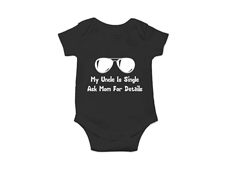 CBTwear (Newborn) My Uncle Single Ask Bodysuit - Image 1
