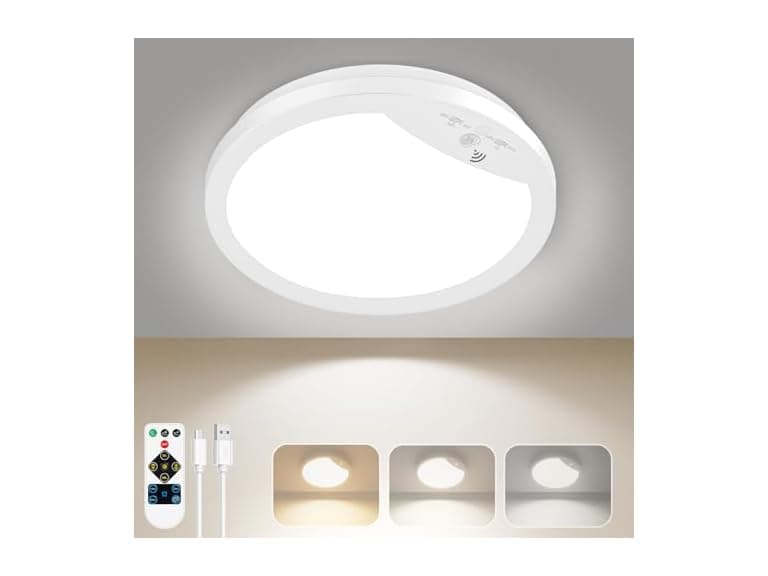 Lakumu Rechargeable Motion Sensor Ceiling Light - Image 1