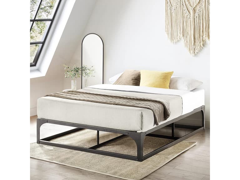 Mellow 12" Metal Platform Bed Frame, King - Image 1