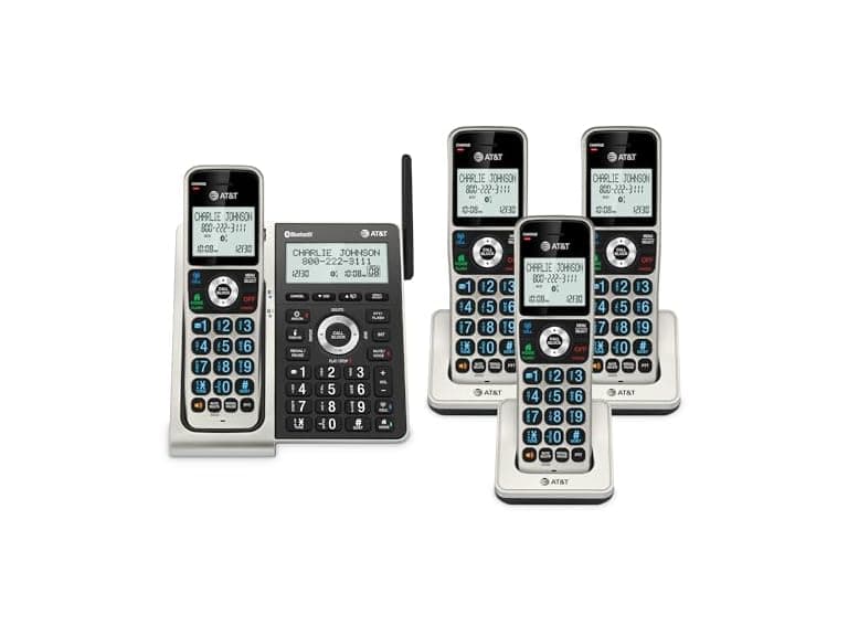 AT&T BL3107-4 DECT 6.0 4-Handset Cordless Phone - Image 1