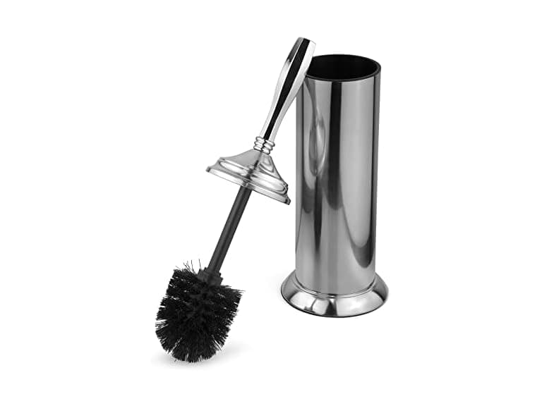 Splash Home Kolva Stainless Steel Toilet Brush with Holder