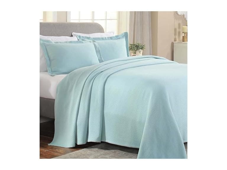 Superior Solitaire Cotton 3 Piece Bedspread Set - Image 1