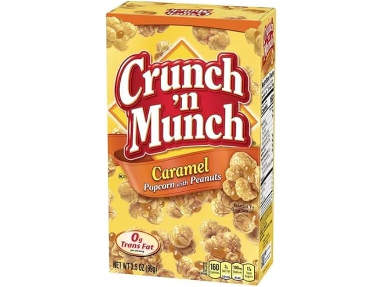1CT Crunch 'N Munch Caramel Popcorn with Peanuts - Image 1