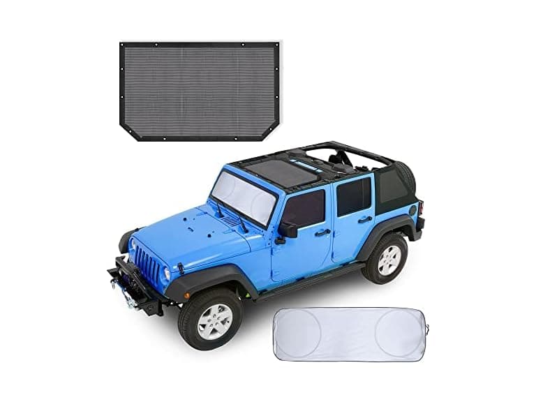 EcoNour Sun Shade for Jeep Wrangler JL 2 - Image 1