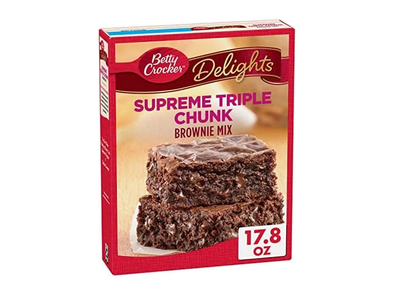 Betty Crocker Delights Triple Chunk Brownie, 17.8oz - Image 1