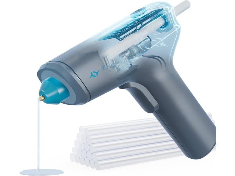 TILSWALL W102 Cordless Auto Hot Glue Gun - Image 1