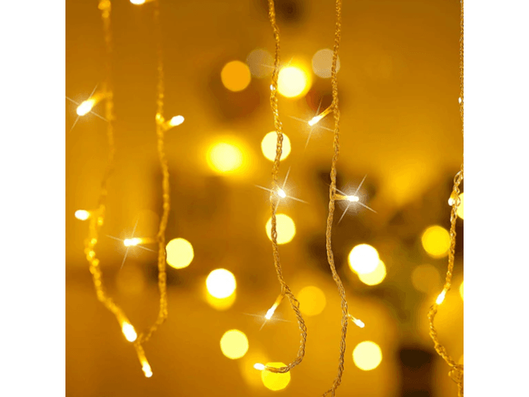 SonicGrace Icicle LED Light Strip – 10ft, 180 Lights - Image 1