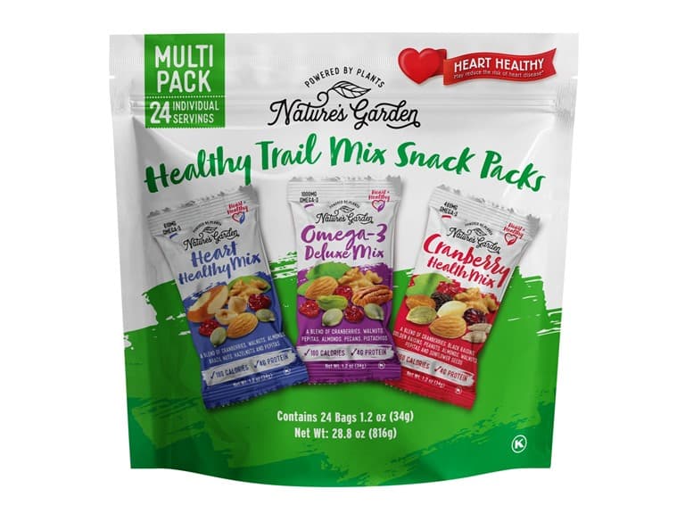 (24 Pk) Nature's Garden Healthy Trail Mix Snack Pack, - Image 1