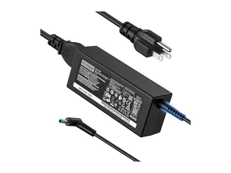 EHAHALEH 65W HP Laptop Charger 4.5mm
