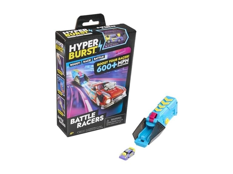 Hyper Burst Battle Racers Purple Storm Car & Launcher - Image 1
