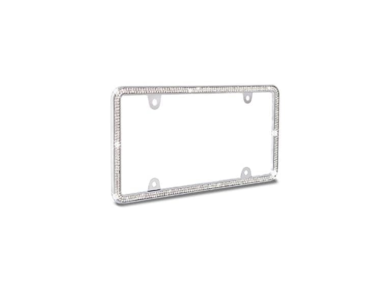 Crystal Metal License Plate Frame - Image 1