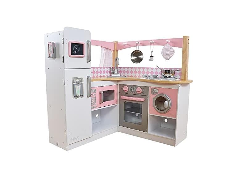 KidKraft Grand Gourmet Corner Wooden Play Kitchen - Image 1
