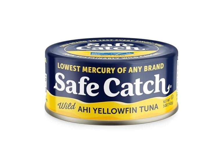6PK Safe Catch Wild Ahi Yellowfin Tuna Fish Canned - Image 1