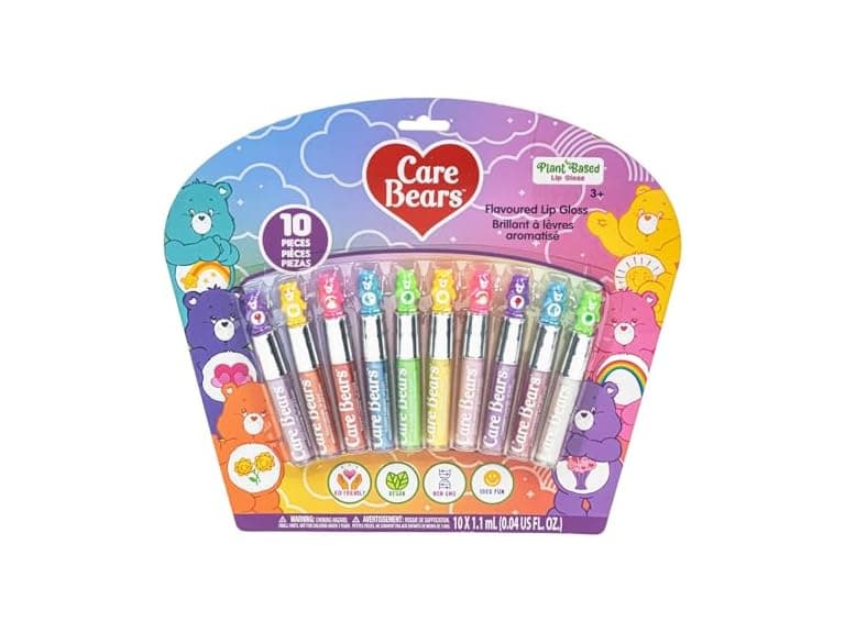 Care Bears 10 Piece Plant Based Lip Gloss - Image 1