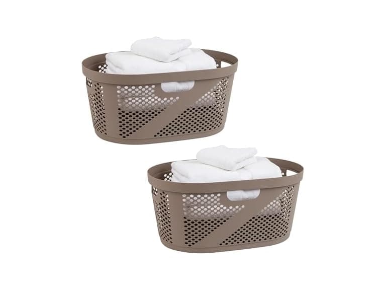 Mind Reader 40L Ventilated Laundry Baskets - Image 1