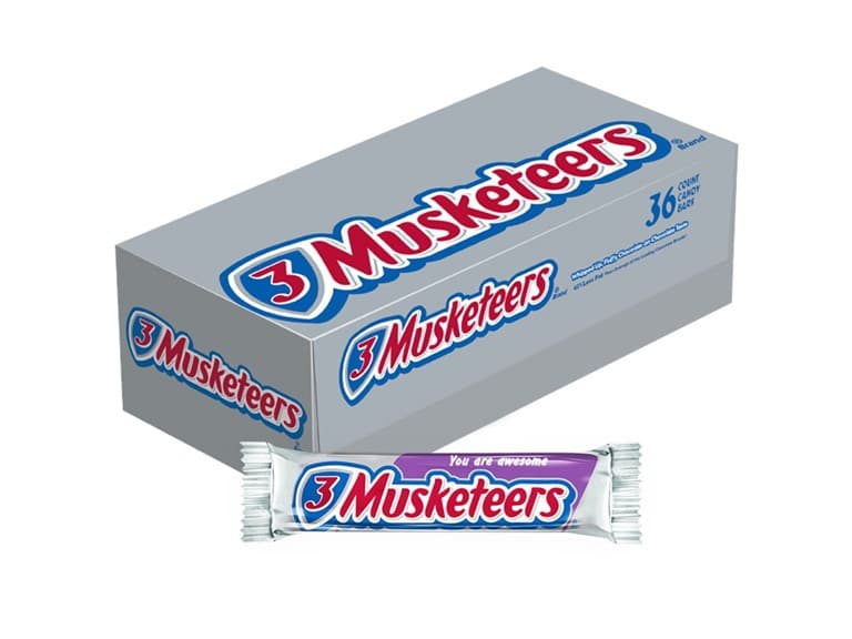 3 Musketeers Milk Choc Bars 1.92oz 36pk - Image 1