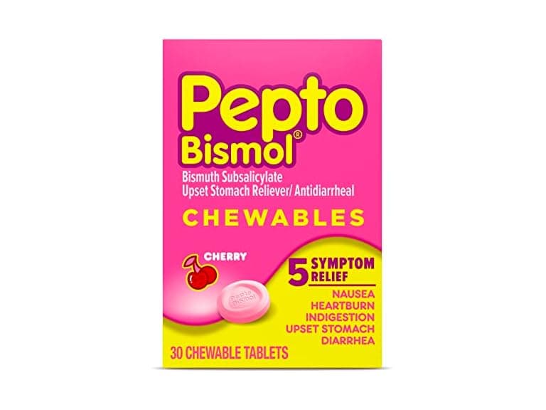 Pepto Bismol Chewables, 30 Tablets - Image 1