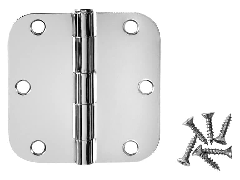  Cosmas Polished Chrome Door Hinge 3.5" - Image 1