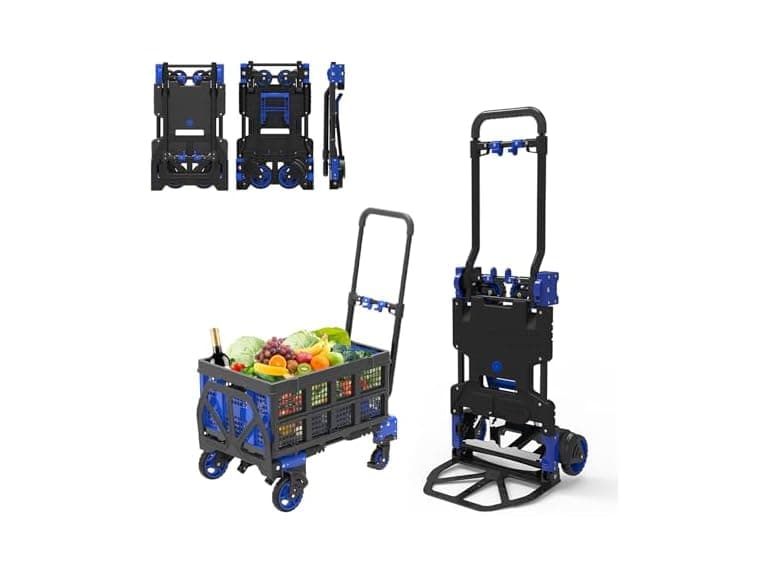 2-in-1 Folding Hand Truck Dolly 330 lb - Image 1
