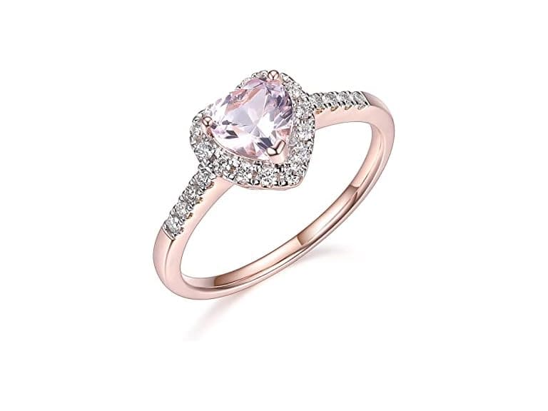Amazon Essentials 18 Karat Rose 18K Gold Over Ring - Image 1