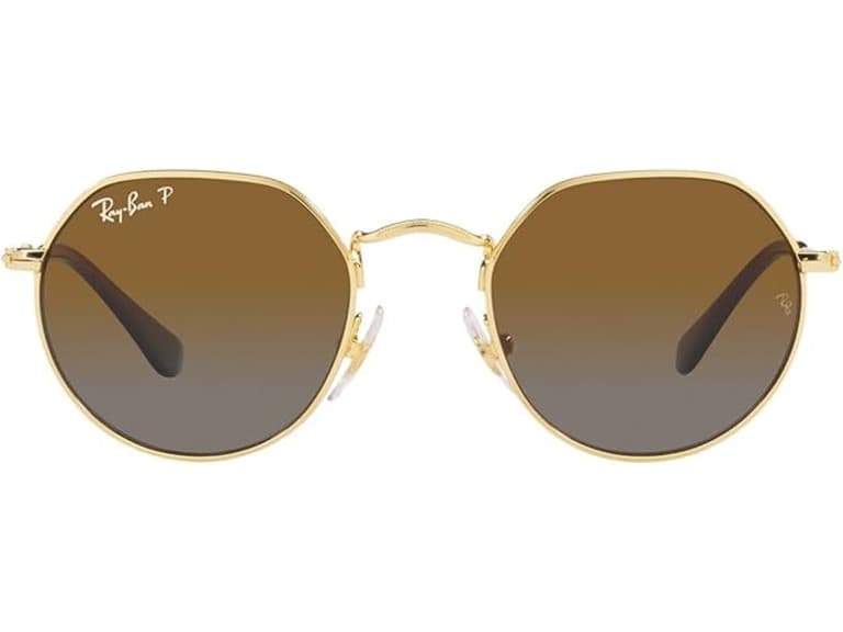 Ray-Ban Kids Rj9565s Jack Round Polarized Sunglasses - Image 1
