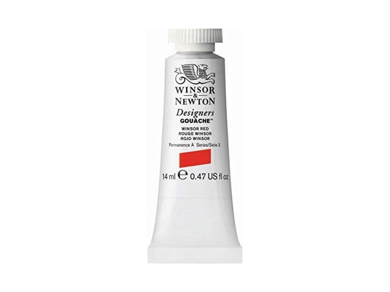 W&N Designer's Gouache 14ml Winsor Red - Image 1
