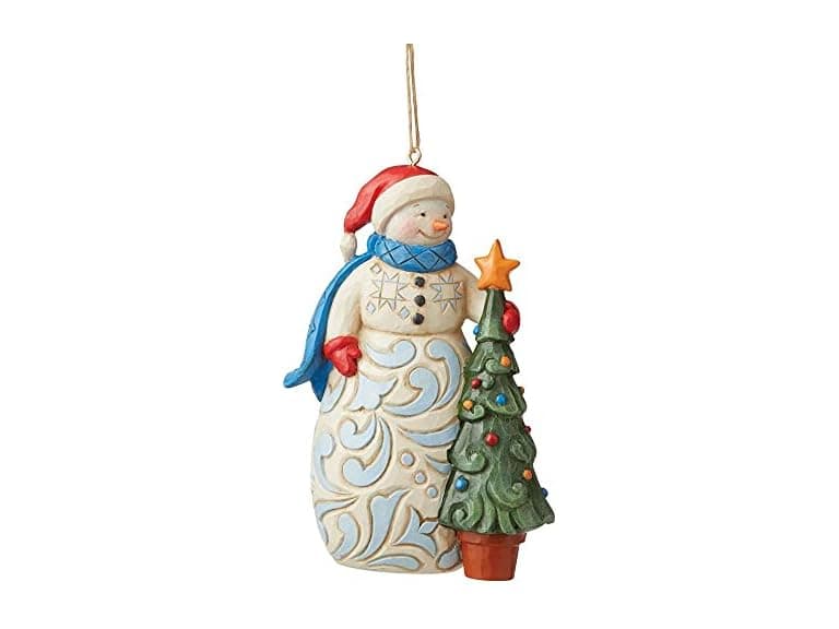 Jim Shore Heartwood Creek Snowman with Tree - Image 1