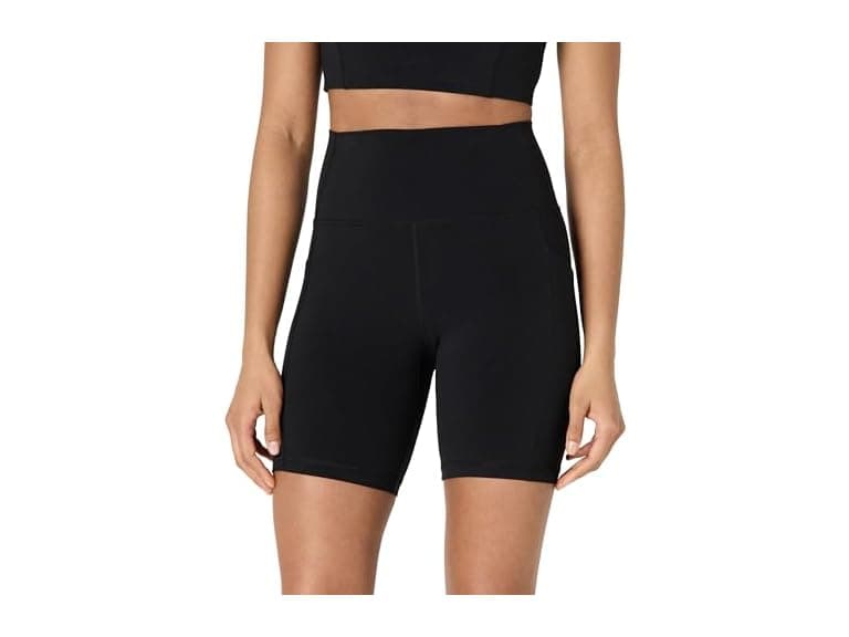 AE Womens Active High Waist 5in Biker Shorts - Image 1