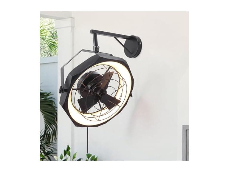 Parrot Uncle Wall Mount Fan, 20" Black - Image 1