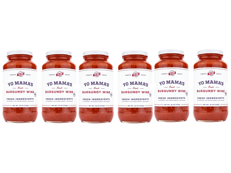 (6 Pack) Yo Mama's Burgundy Wine Sauce - Image 1