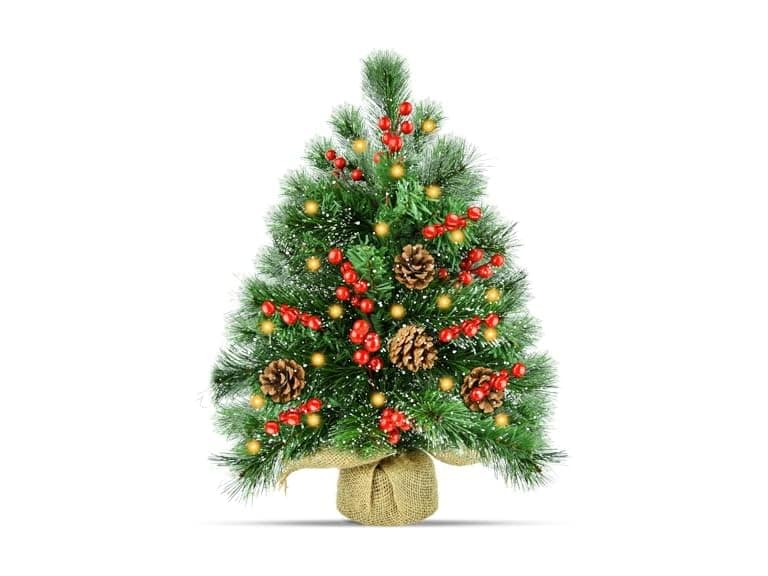 Yemetey Mini Christmas Tree with Lights - Image 1