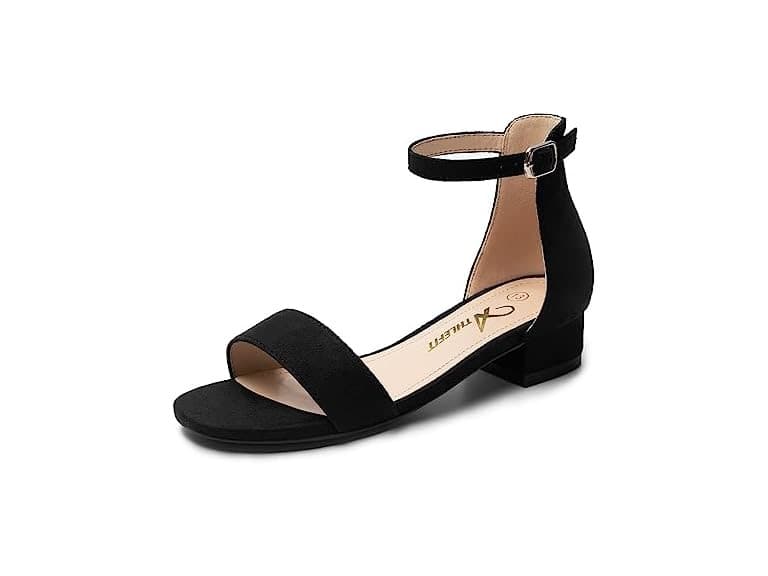 Girls Open Toe Ankle Strap Sandals- Size 10 - Image 1