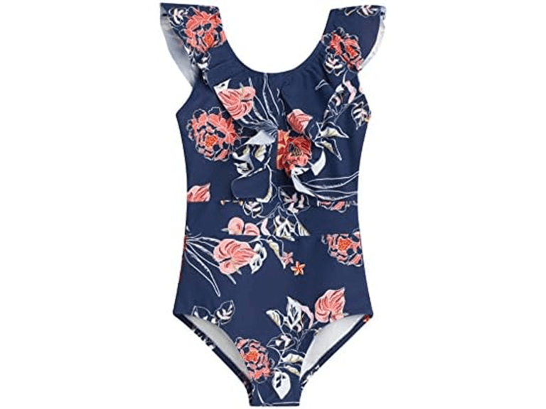 Kanu Surf Girls Gianna Beach Sport Ruffle Swimsuit - Image 1