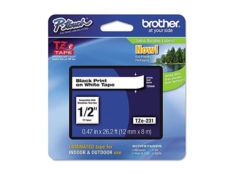 Brother TZE231 Laminated Labeling Tape - Image 1