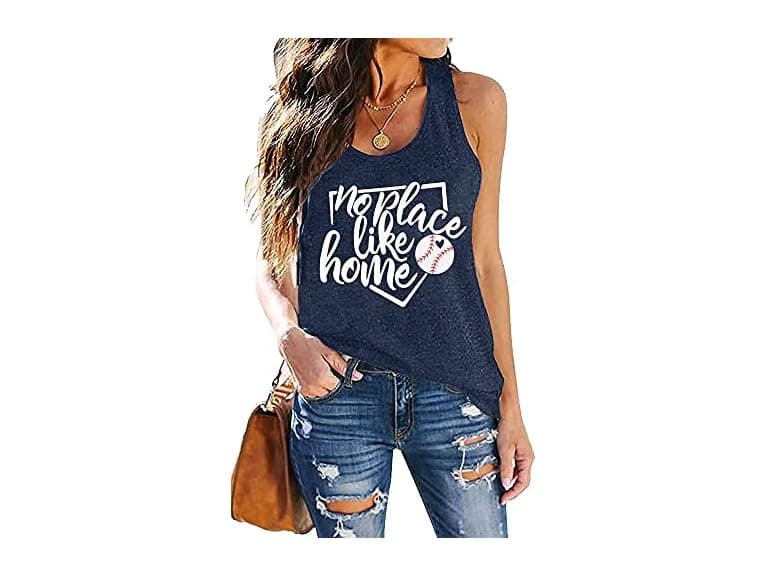 Women’s Baseball Mom Tank Top - Image 1