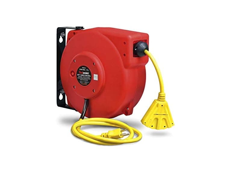 ReelWorks Extension Cord Reel Retractable, 14AWG x 40' - Image 1